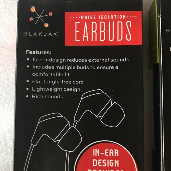 Blakjax Noise Isolation Earbuds Bundle of 2 - Picture 8 of 11